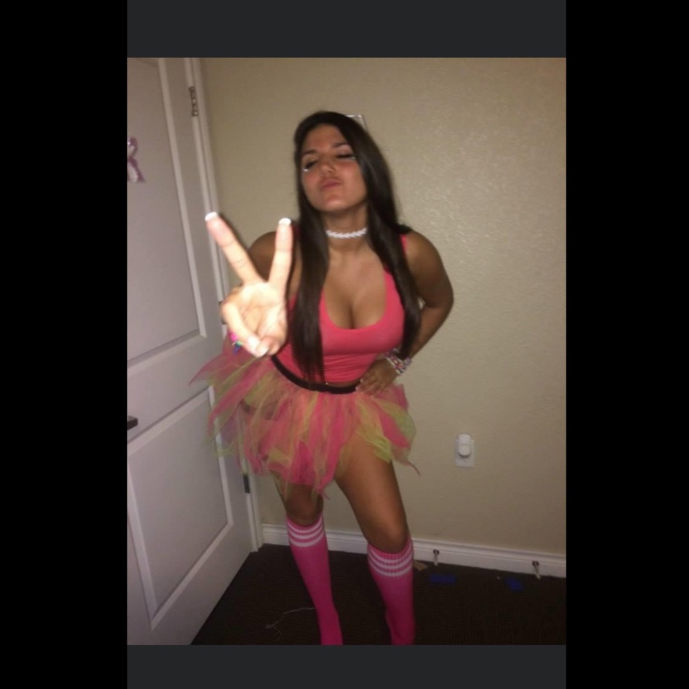 Neon Pink and Yellow Party Rave TuTu😍